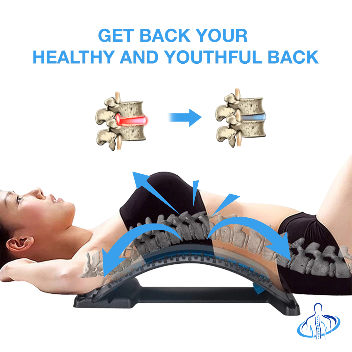 Joyful Back™ - Back Stretcher Device for Pain Relief and Posture Correction